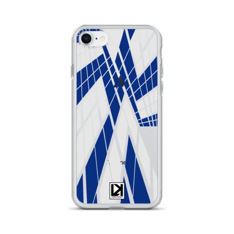 White Blue Pattern